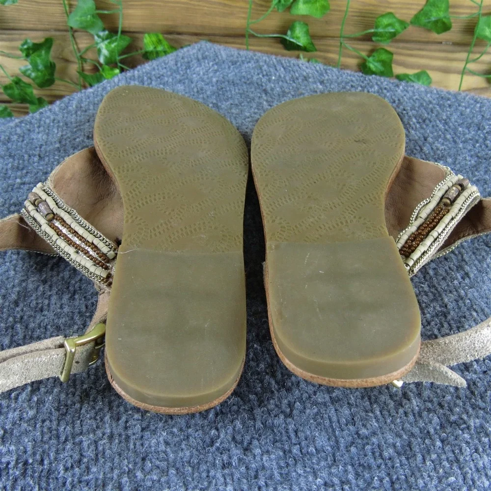 Nurture Women's  Gladiator Brown Leather Sz 9.5 Medium Gently Used‎ 2025
